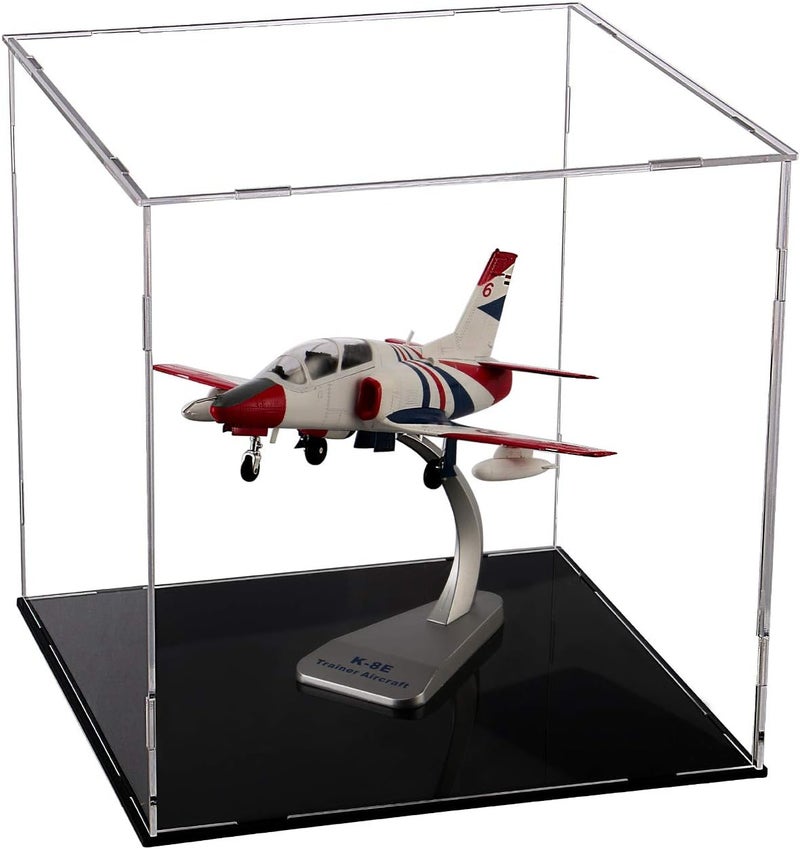 Evron Display Case for Collectibles Assemble Clear Acrylic Box Alternative Glass Case for Display Action Figures Home Storage & Organizing Toys (6x6x6 inch; 15x15x15 cm) - Image 1